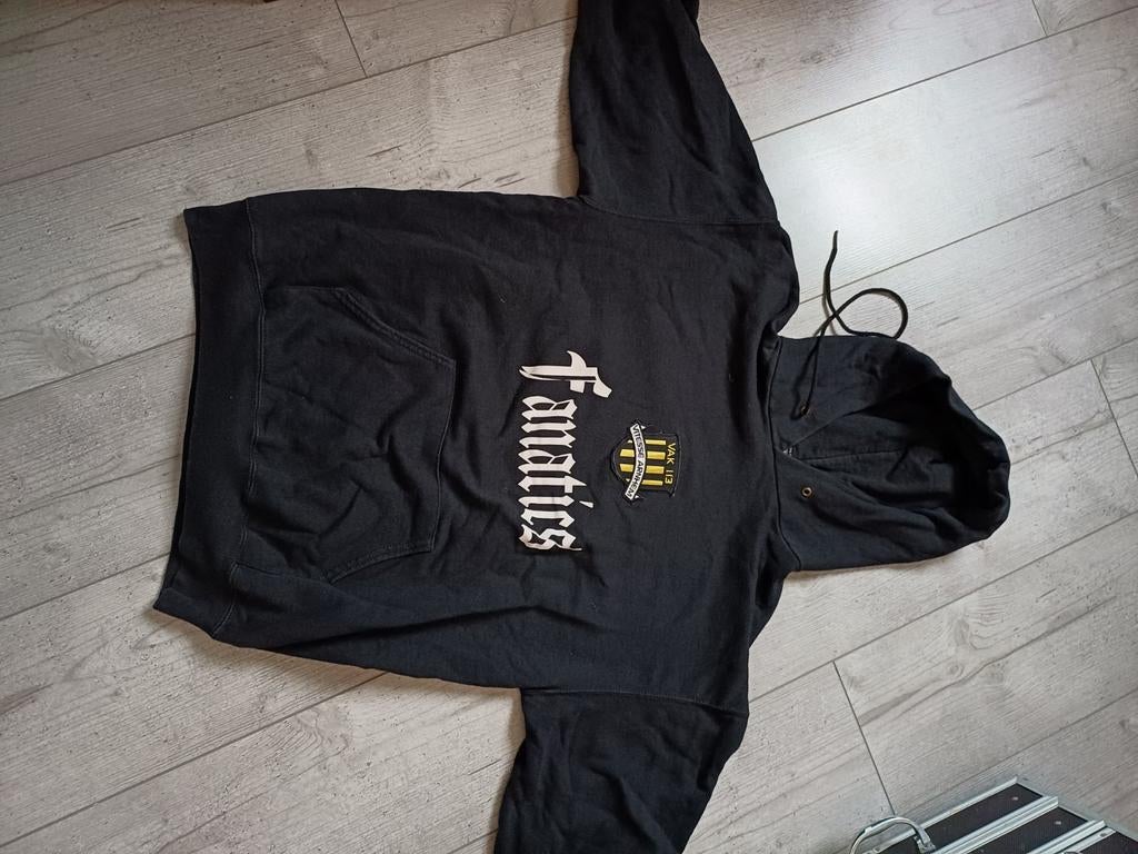 Te koop Vitesse vak 113 Hoodie - Maat L, Ophalen, Maat 52/54 (L), Zwart, Gedragen