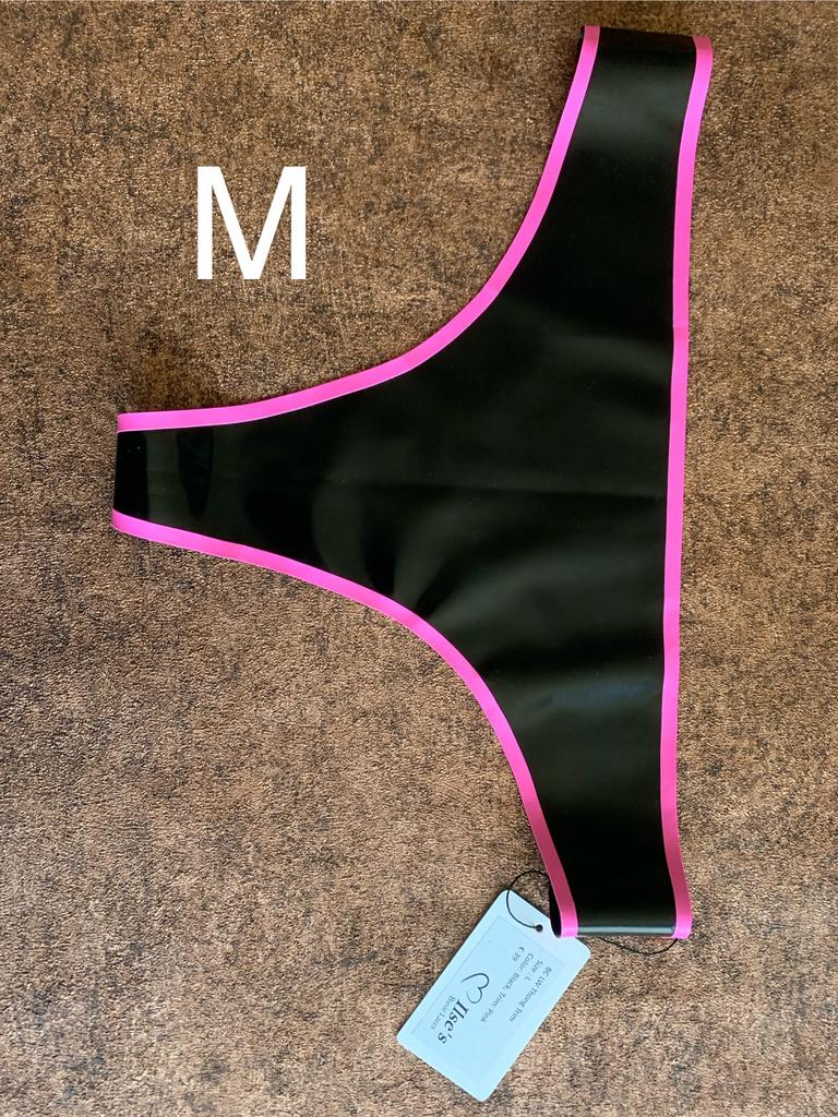 Latex string maat M zwart/roze van ilse”s, Kleding | Dames, Ondergoed en Lingerie, Ilse’s, Ophalen of Verzenden, Zwart
