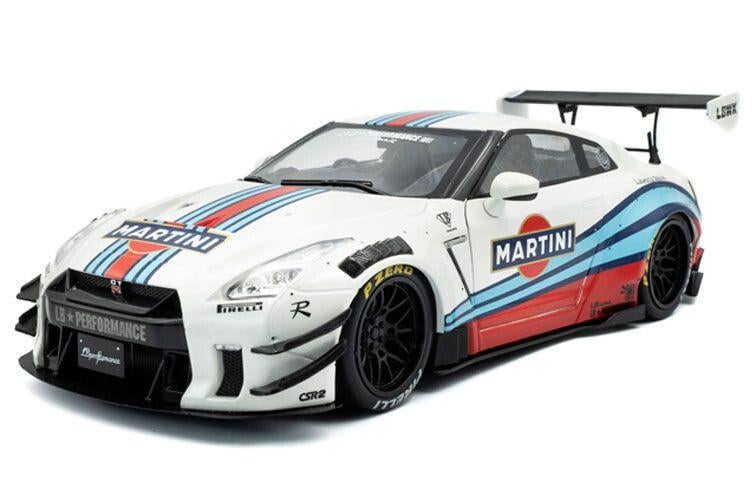 Nissan GT-R (R35) W Liberty Walk body kit 2.0 M '24, Hobby en Vrije tijd, Modelauto's | 1:18, Nieuw, Auto, Solido, Ophalen of Verzenden