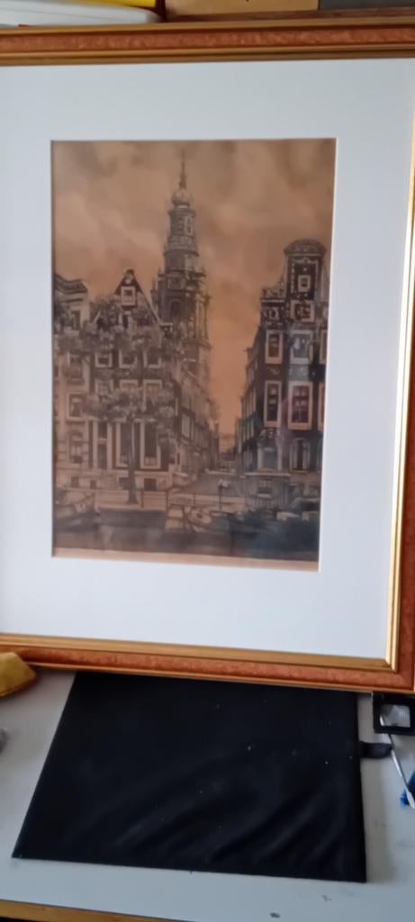 CORNELIS BRANDENBURG. Ets Zuiderkerk Amsterdam., Ophalen of Verzenden