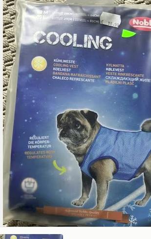 Koelvest maat l nieuw 37cm merk nobby, Ophalen of Verzenden, Nieuw