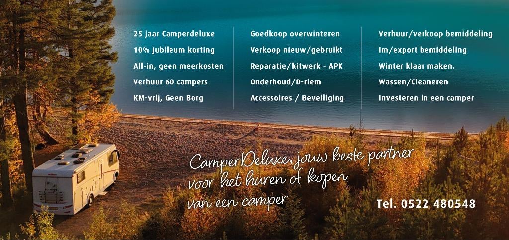 Verhuur uw camper op het unieke platform van Camperdeluxe !, Caravans en Kamperen, Verhuur