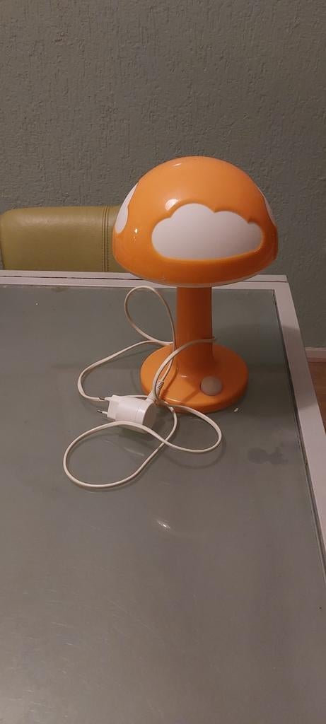 Vintage paddestoel lamp, Ophalen of Verzenden, Gebruikt, Kunststof, Vintage