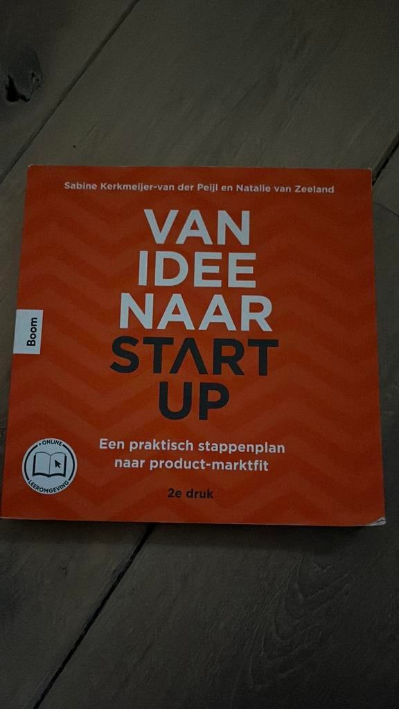 Sabine Kerkemeijer-Van der Peijl - Van idee naar start-up, Ophalen, Sociale wetenschap, Zo goed als nieuw, Sabine Kerkemeijer-Van der Peijl; Natalie van Zeeland