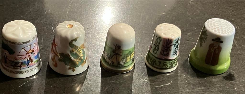 Collectie Vingerhoedjes japans/Chinees, Ophalen of Verzenden, Gebruikt, Overige materialen