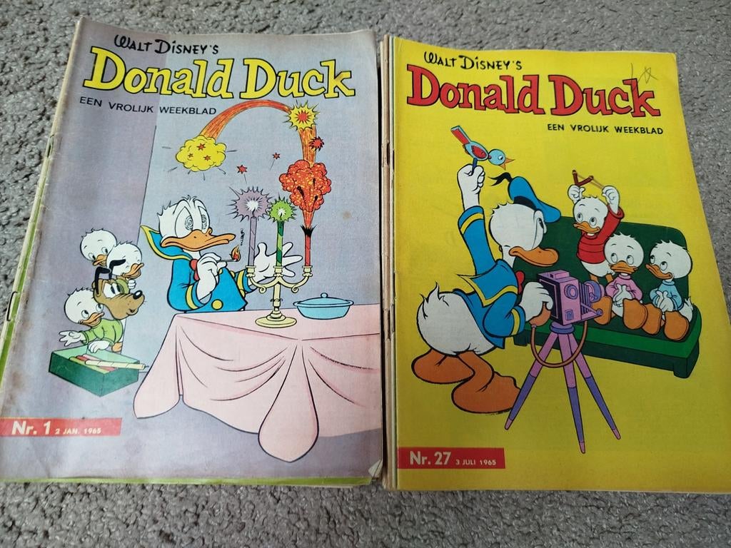 Prachtige complete Donald Duck jaargang 1965, Boeken, Stripboeken, Gelezen, Complete serie of reeks, Ophalen of Verzenden