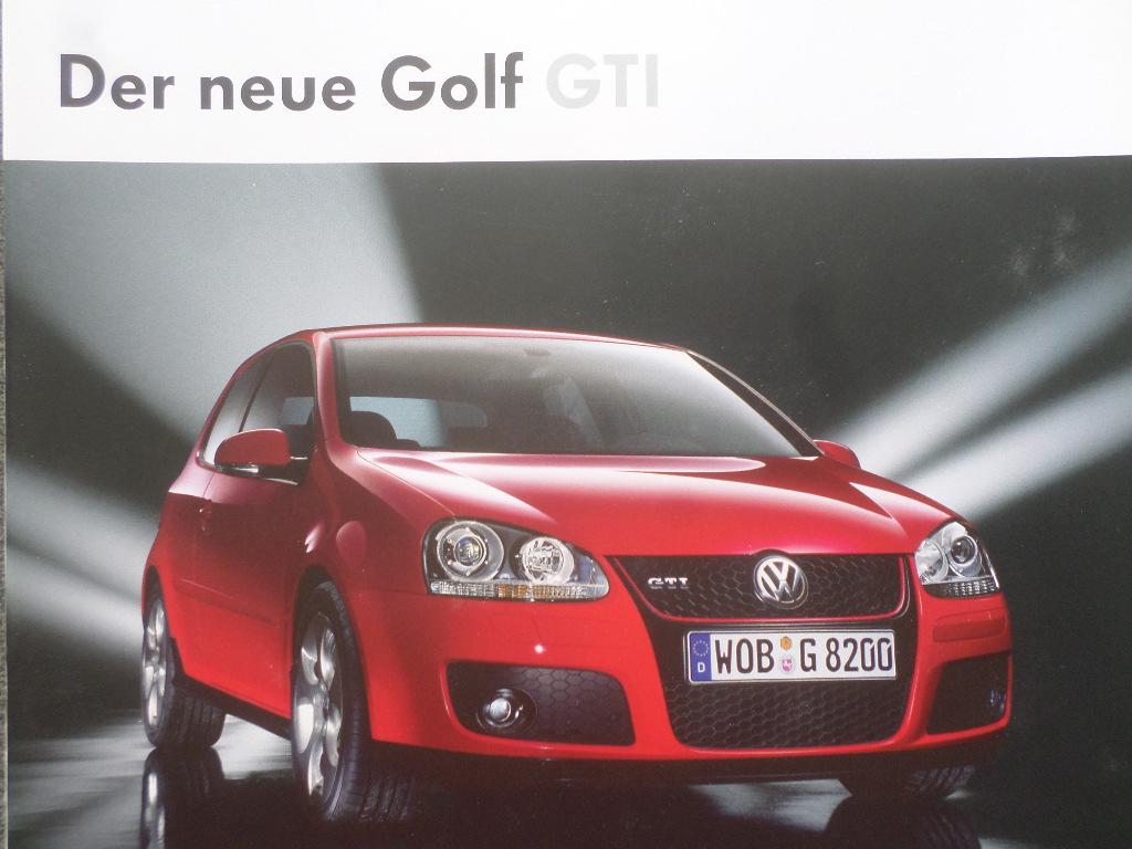 Volkswagen VW Golf GTI Brochure, Boeken, Ophalen of Verzenden, Zo goed als nieuw, Volkswagen