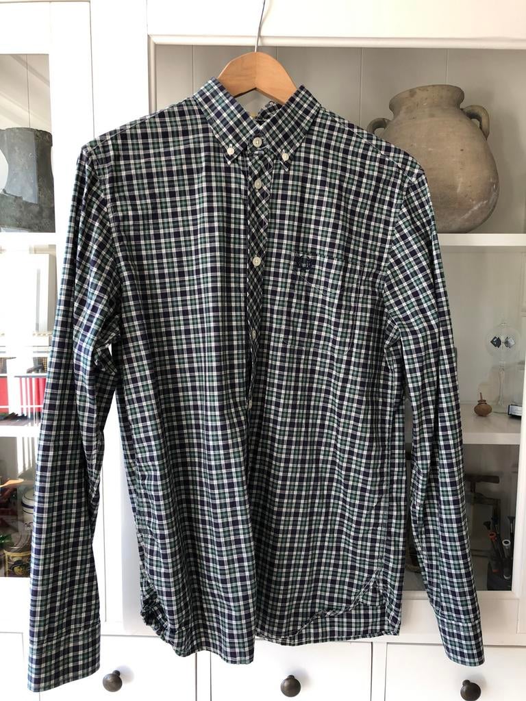 Nieuwstaat Fred Perry Overhemd Blouse Maat S, Ophalen of Verzenden, Zo goed als nieuw, Halswijdte 38 (S) of kleiner