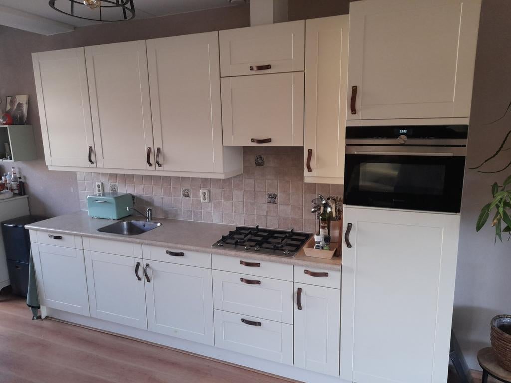 Complete landelijke keuken (Budgetplan) – cremewit – Siemens, Ophalen, Gebruikt, Overige typen, Crème