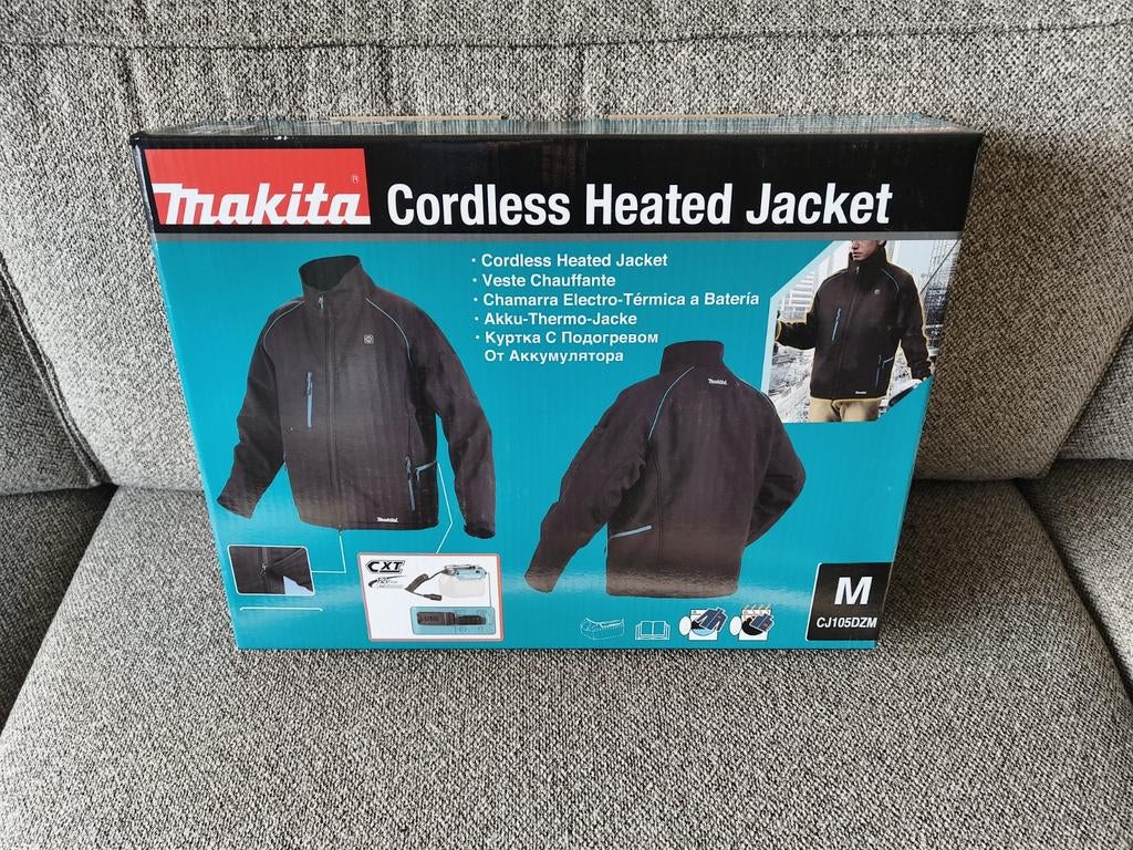 Makita 12v verwarmd jas - Maat M - CJ105DZM, Dames, Nieuw, Ophalen of Verzenden, Makita