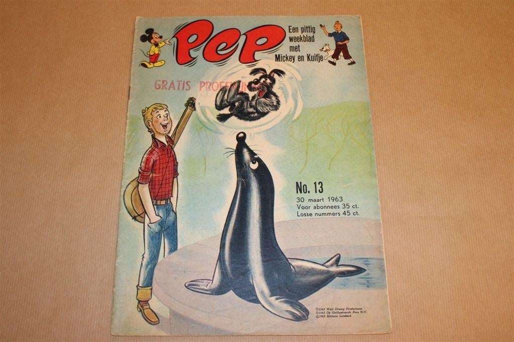 Pep - Gratis proefnummer 1963 !!, Boeken, Eén stripboek, Ophalen of Verzenden, Gelezen