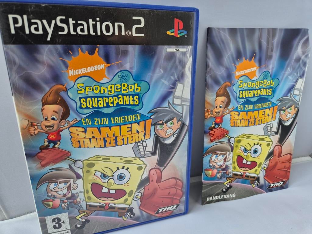 Spongebob Squarepants en zijn Vrienden ps2, Avontuur en Actie, 1 speler, Ophalen of Verzenden, Zo goed als nieuw