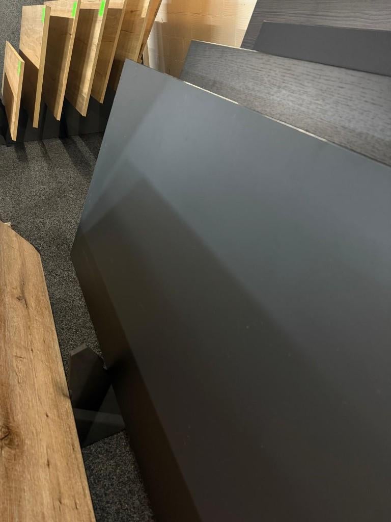 Donker Tafelblad 180x80 cm – 2 stuks beschikbaar, Ophalen, Overige materialen, Gebruikt, 200 cm of meer