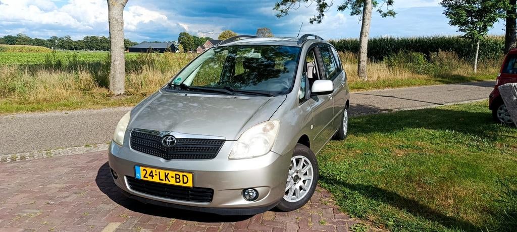 Toyota Corolla Verso 1.8 Vvt-i 2003 Grijs, 4 cilinders, Origineel Nederlands, 1200 kg, Handgeschakeld