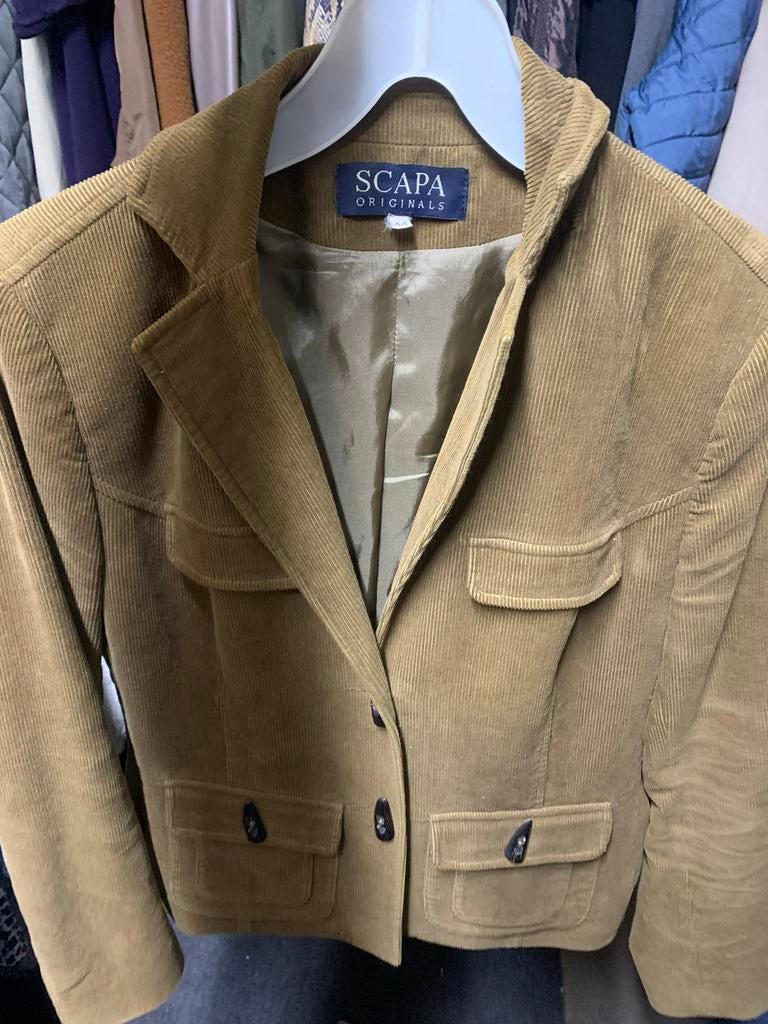 Scapa Originals Corduroy Blazer - Maat 44, Kleding | Dames, Bruin, Maat 42/44 (L), Ophalen of Verzenden, Zo goed als nieuw