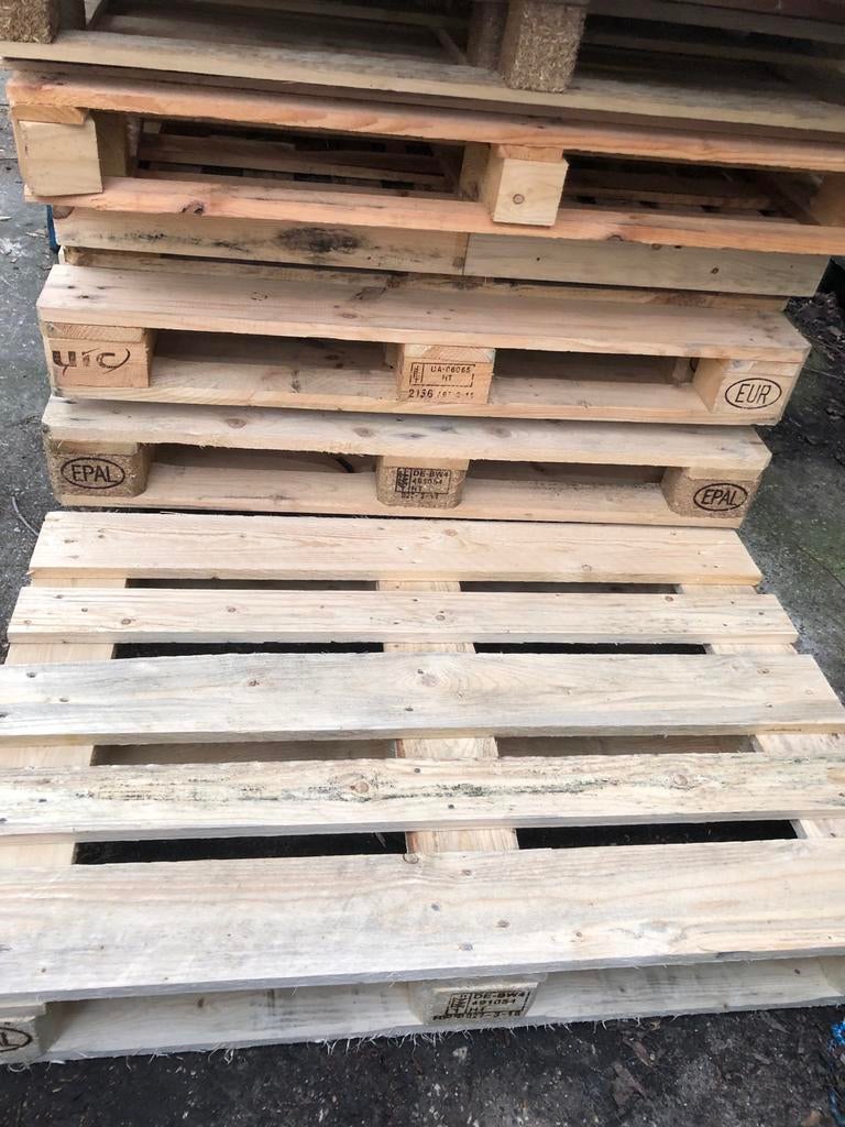Mooie Euro Pallets - Ideaal voor Loungebank!, Palen, Ophalen of Verzenden, Zo goed als nieuw, Hardhout