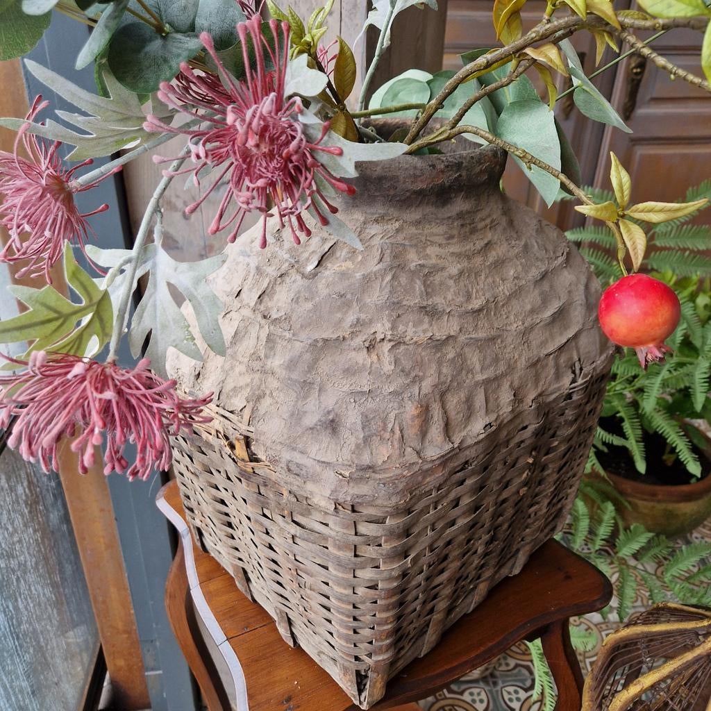 Grote leemmand landelijk shabby chic hoffz aura peeperkorn, Huis en Inrichting, Ophalen of Verzenden, Rechthoekig, Hout