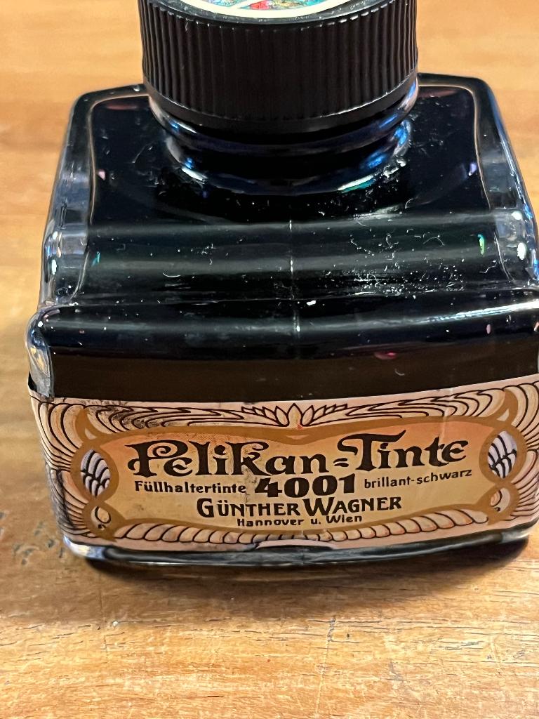 Inktpotje Pelikan time 4001, Ophalen