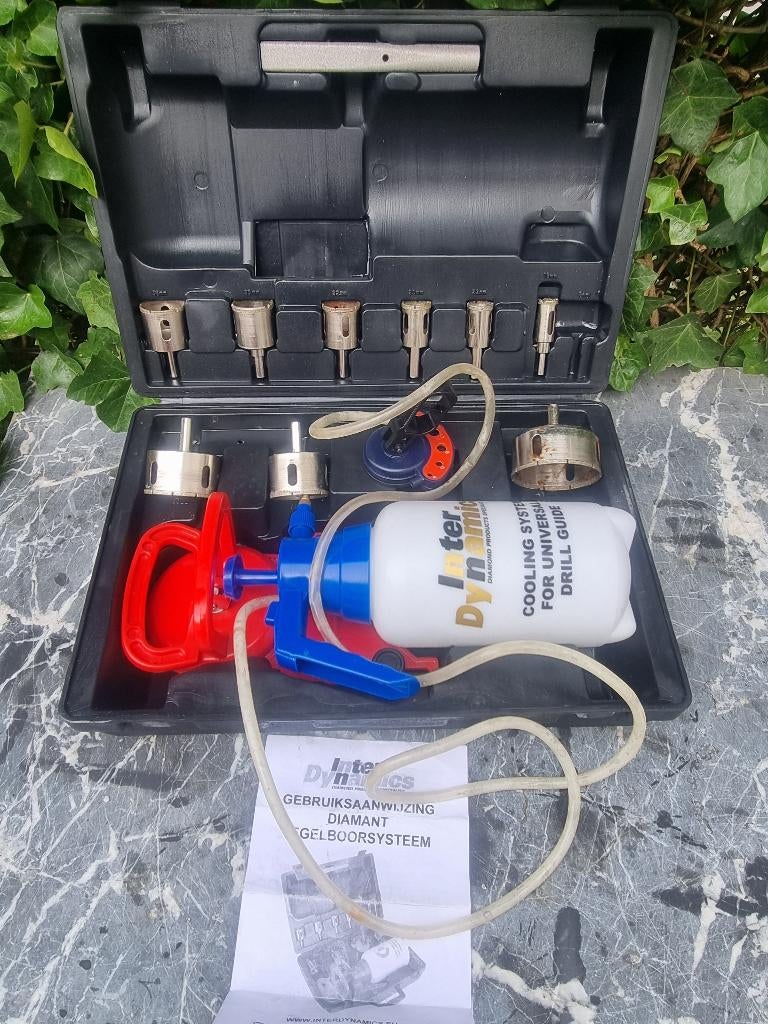 INTERDYNAMICS diamantboren set, Doe-het-zelf en Verbouw, Boormachine, Nieuw, Ophalen of Verzenden, Minder dan 400 watt