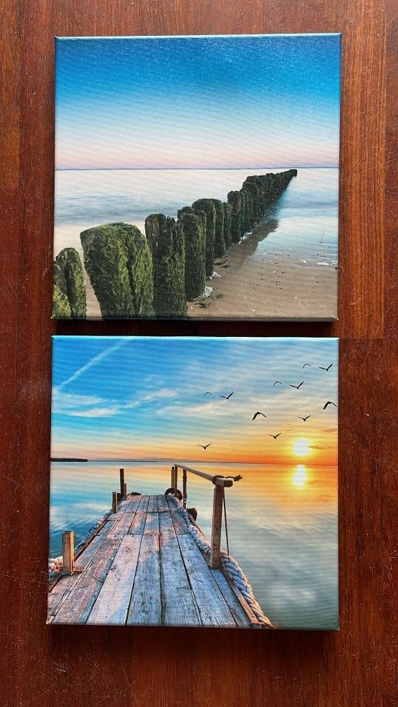 Schilderijtjes, Minder dan 50 cm, Gebruikt, Ophalen of Verzenden, Schilderij