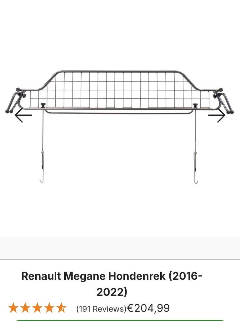Travall Hondenrek Renault Megane, Ophalen of Verzenden, Zo goed als nieuw