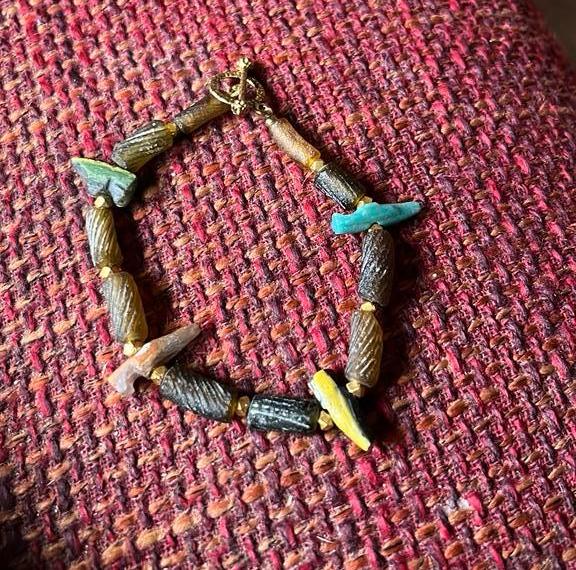 Bodemvondst… Romeinse Kralen Armband - Glas?, Ophalen of Verzenden, Overige materialen, Armband