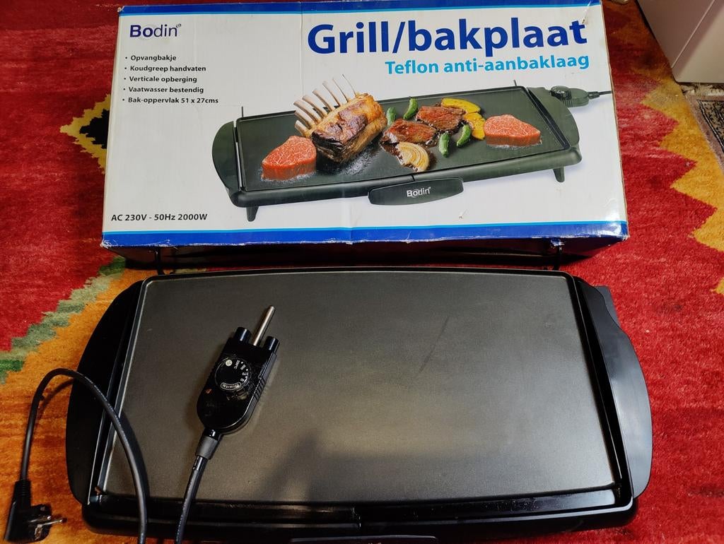 Grote Grill Bakplaat Bodin, Ophalen, Zo goed als nieuw