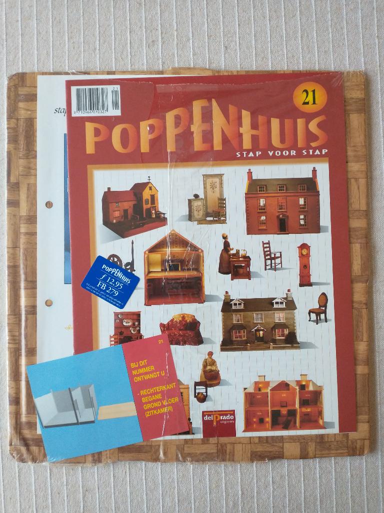Deel 21 Vloer zitkamer - Vict. poppenhuis DelPrado (1:12), Verzamelen, Poppenhuizen en Toebehoren, Nieuw, Poppenhuis, Ophalen of Verzenden