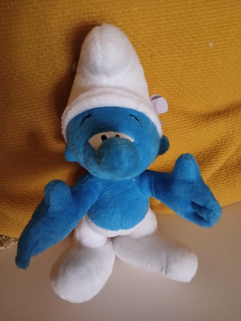 SMURF KNUFFEL., Verzamelen, Smurfen, Ophalen of Verzenden, Zo goed als nieuw, Poppetje, Figuurtje of Knuffel