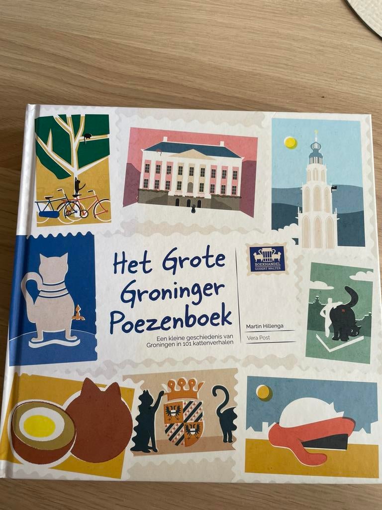 Martin Hillenga - Het Grote Groninger Poezenboek, Ophalen of Verzenden, Zo goed als nieuw, Martin Hillenga
