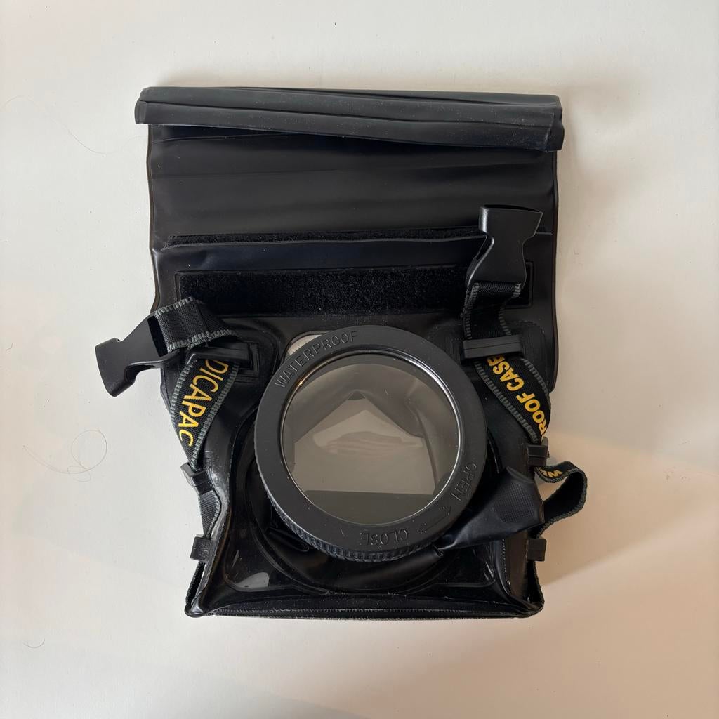 Dicapac WP-S5 Waterdichte Hoes voor DSLR, Ophalen of Verzenden, Gebruikt, Minder dan 10 meter, Onderwaterhuis