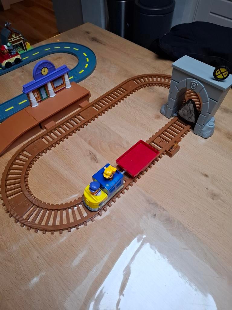 Paw Patrol trein en auto's speelset, Ophalen, Gebruikt