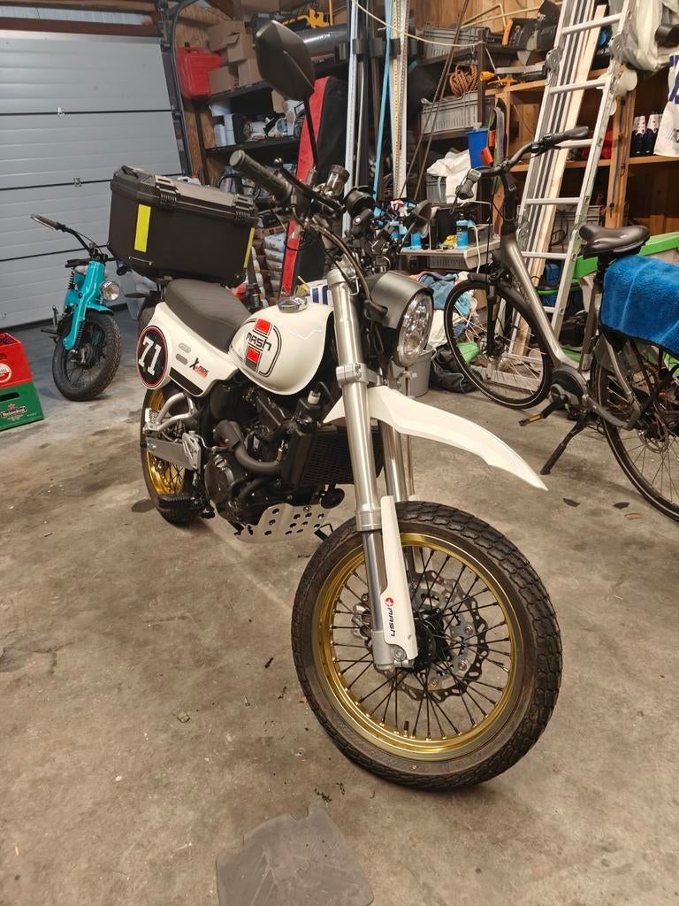 Mash X-Ride 125 A1 - Nieuwstaat, lage km-stand, garantie!, Motoren, Motoren | Mash, Particulier, 125 cc, 11 kW of minder, 1 cilinder