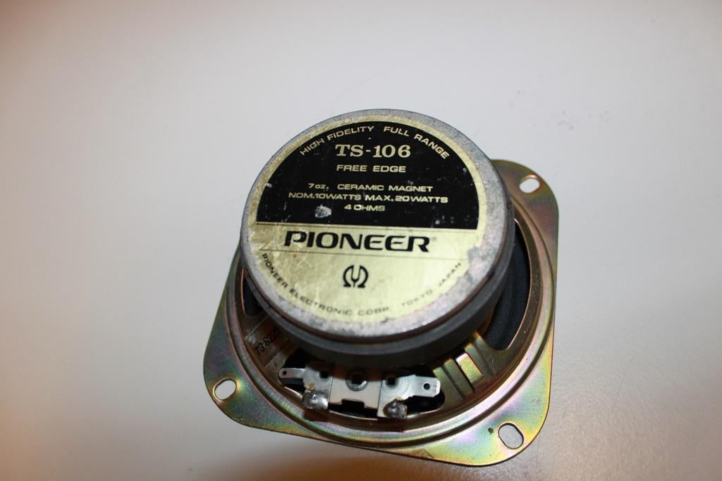 Pioneer TS-106 luidspreker, Gebruikt, Minder dan 60 watt, Front, Rear of Stereo speakers, Ophalen