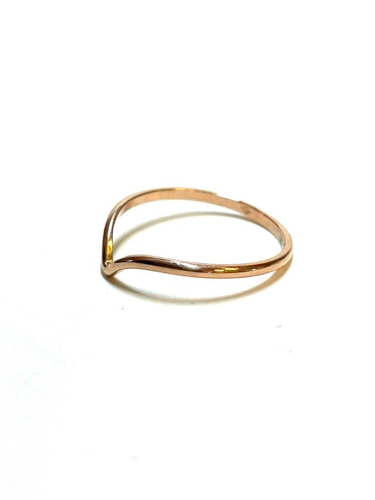 14k roségouden ring, 18 tot 19, -, -, Ophalen of Verzenden