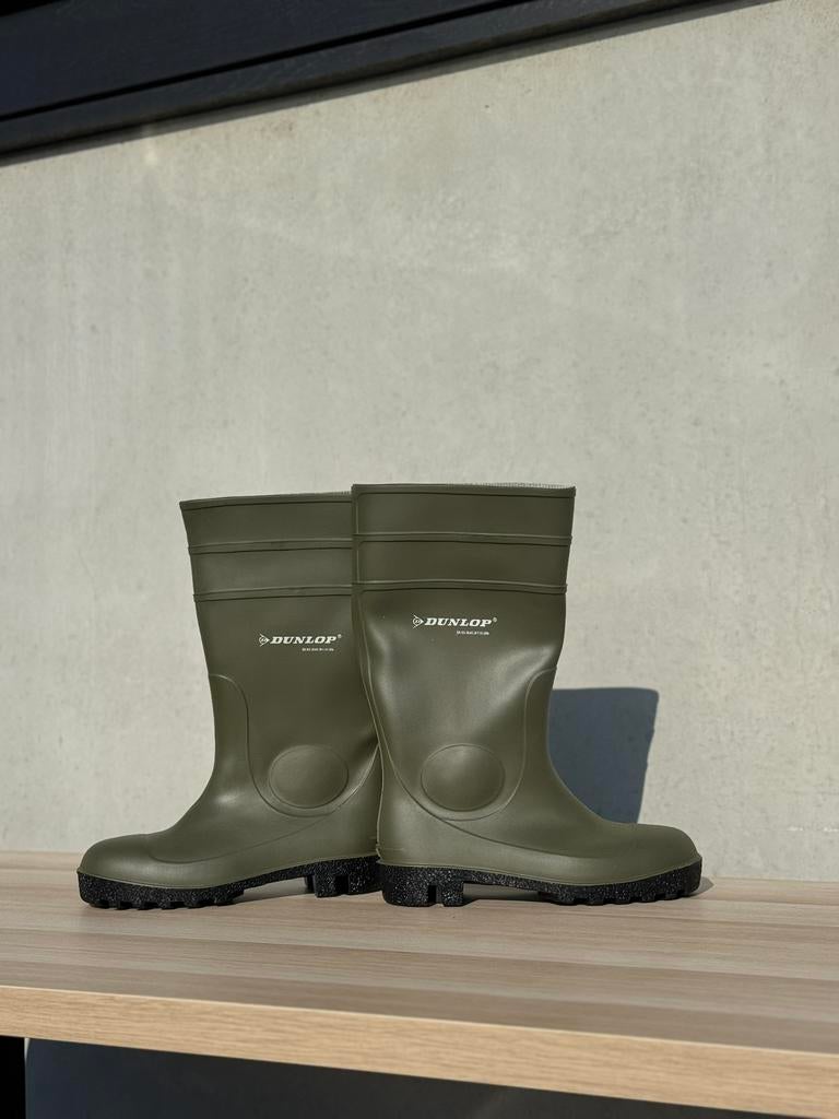 Partij NIEUWE laarzen Dunlop en Portwest - 118 paar NP:€4200, Tuin en Terras, Ophalen, Dames, Nieuw, Laarzen