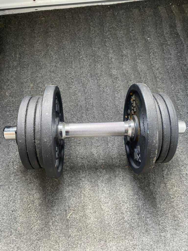 Verstelbare dumbell 12kg, Sport en Fitness, Ophalen, Gebruikt, Dumbbell