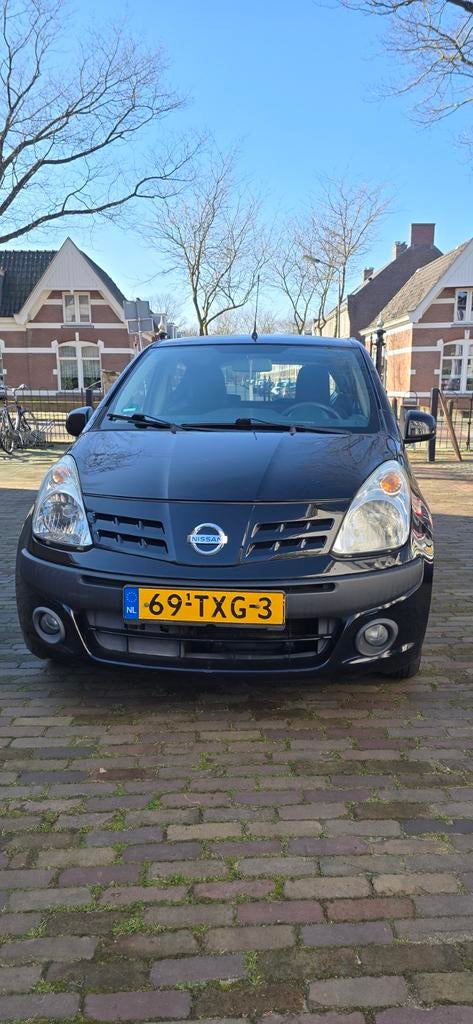 Nissan Pixo 1.0 50KW 5D 2010 Zwart, Voorwielaandrijving, Stof, 4 stoelen, Elektrische ramen