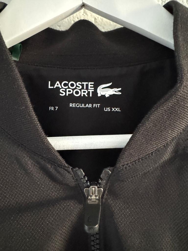 Lacoste heren sportpak XXL NIEUWSTAAT, Zwart, Overige maten, Ophalen of Verzenden, Zo goed als nieuw