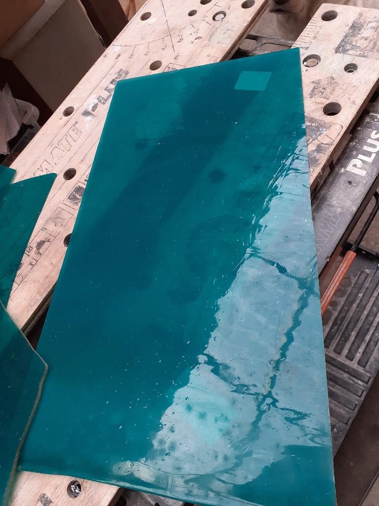 Mondgeblazen antiek überfang glas, Hobby en Vrije tijd, Ophalen, Handgemaakt, Nieuw, Meerkleurig