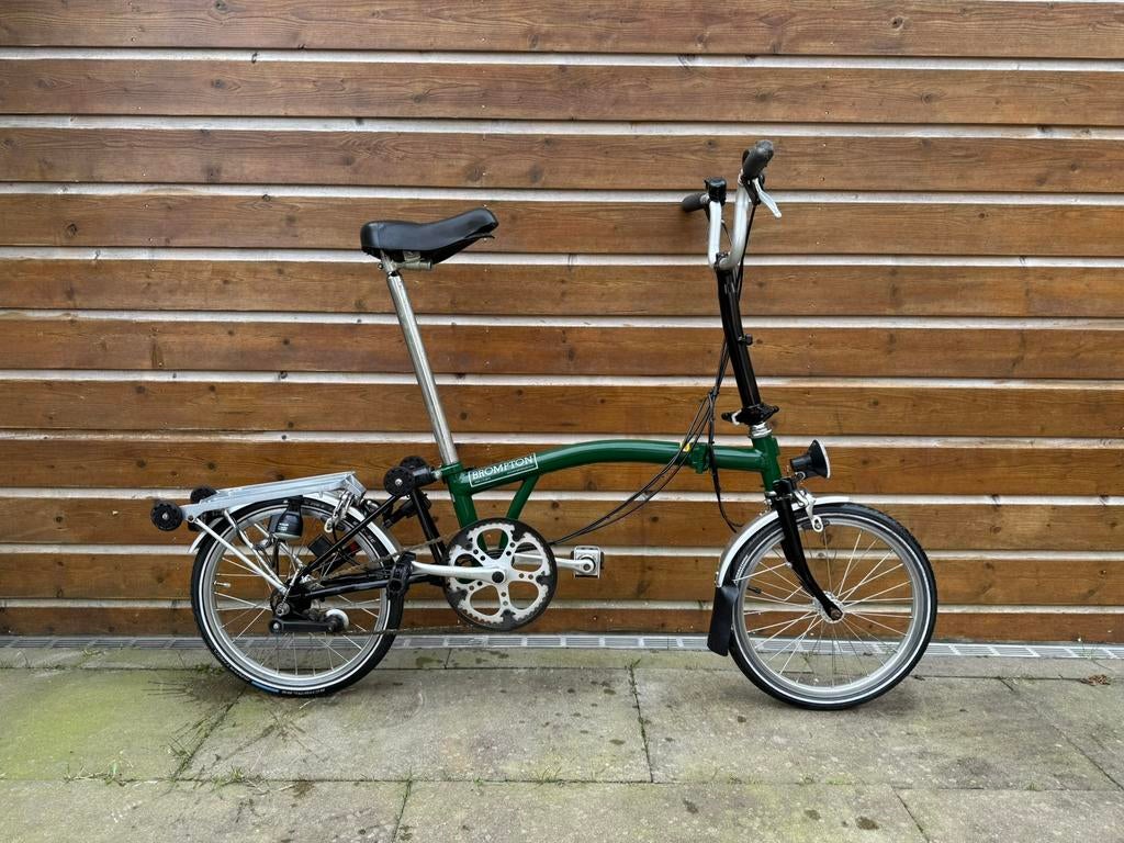 Nette Brompton vouwfiets, Fietsen en Brommers, Fietsen | Vouwfietsen, Brompton, 16 tot 18 inch, Versnellingen, Ophalen of Verzenden