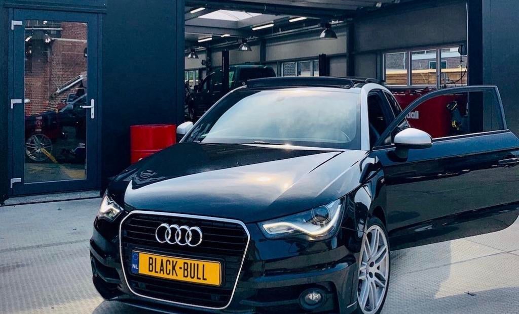 Audi A1 1.4TFSI 132KW S-tronic 2011 Zwart, Auto's, A1, 4 cilinders, 1165 kg, 4 stoelen