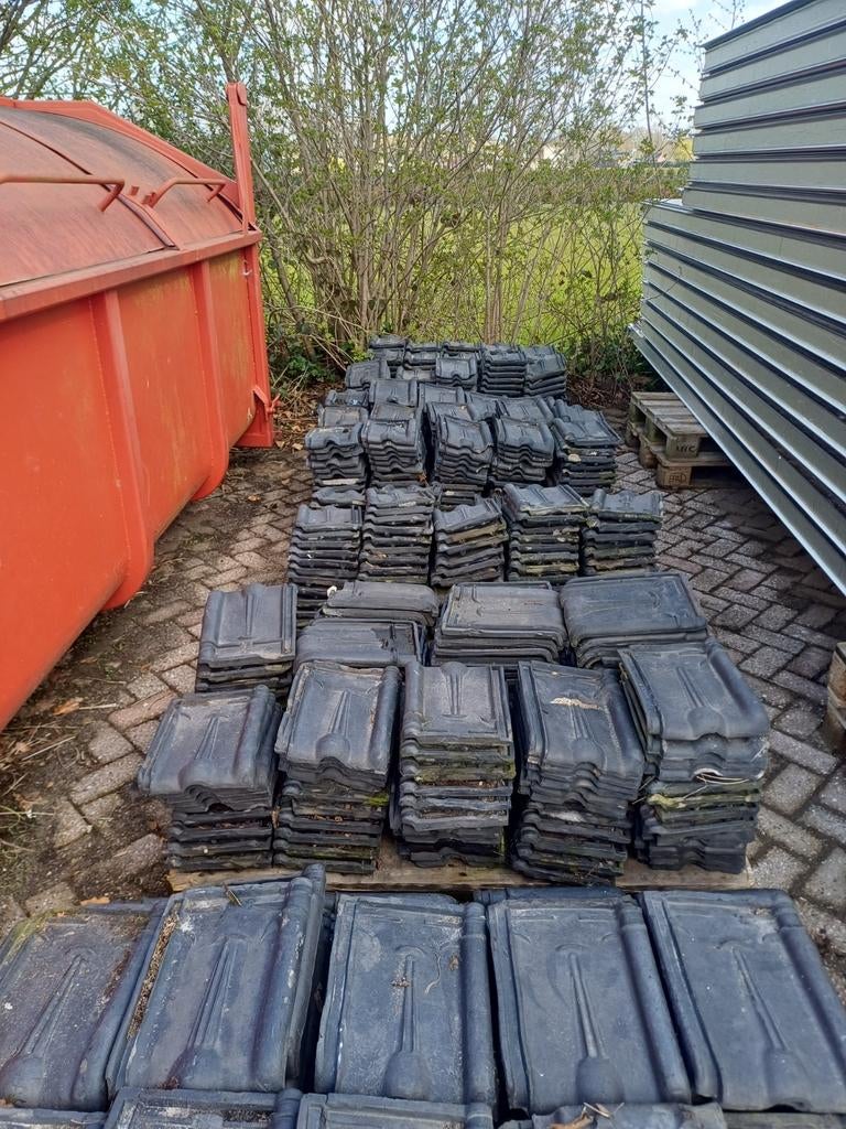 Dakpannen - Kruispannen - 2 merken, Ophalen, Gebruikt, Steen of Klei, 15 m² of meer