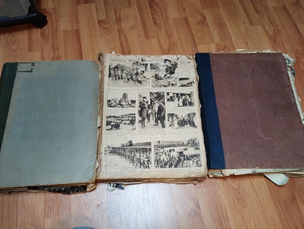 3 verzamelmappen oude panorama's 1915/1936/1938, Ophalen, Gelezen, Overige typen