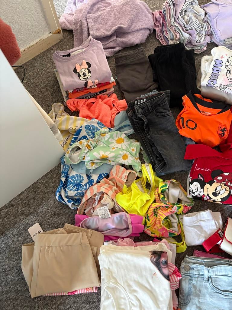 Groot kledingpakket meisje maat 104 t/m 116, Kinderen en Baby's, Kinderkleding | Overige, Ophalen of Verzenden, Gebruikt, Meisje