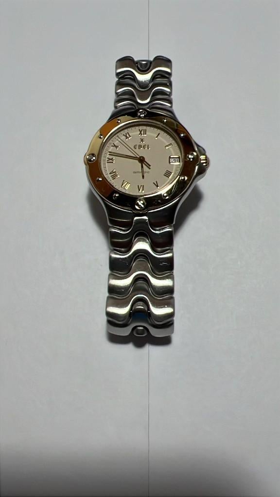 EBEL 1911 – Quartz – Réf. E6032431, Overige merken, Staal, Gebruikt, Staal