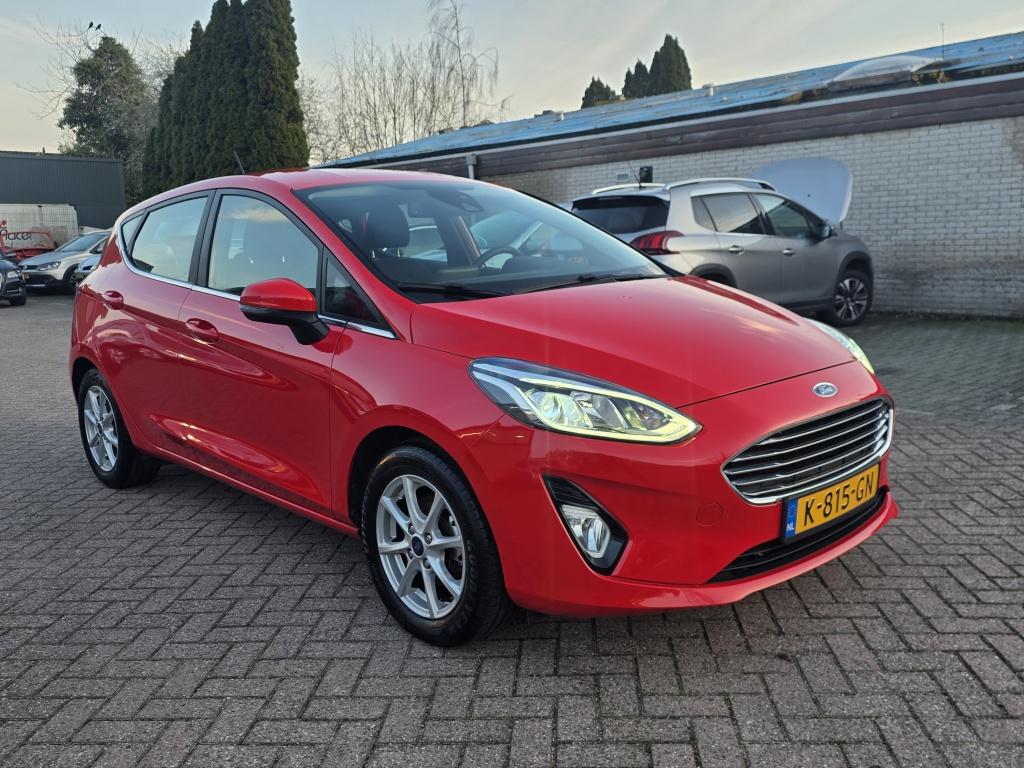 Ford Fiesta 1.0 EcoB.Hy. Titanium 125pk, apple carplay/andri, Voorwielaandrijving, Stof, Gebruikt, 49 €/maand