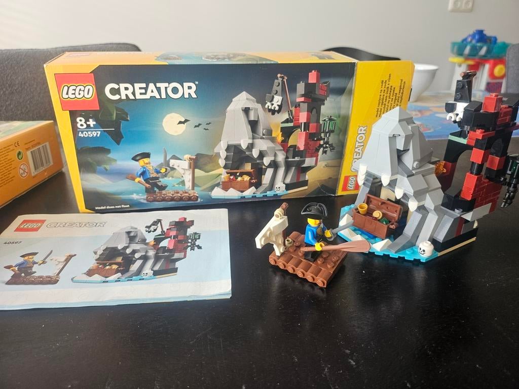 LEGO Creator 40597 Griezelig Pirateneiland, Ophalen of Verzenden, Zo goed als nieuw, Complete set, Lego