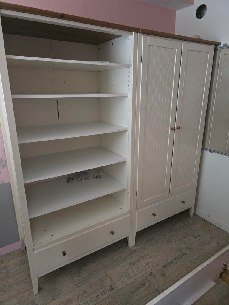 Ikea visdalen 188xx91(96)garderobe  kledingkast, Ikea, 50 tot 100 cm, 150 tot 200 cm, 50 tot 75 cm