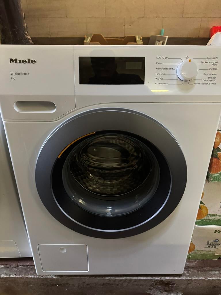 Miele wasmachine W1 excellence 8kg vrijwel nieuw, Witgoed en Apparatuur, 1200 tot 1600 toeren, 8 tot 10 kg, Ophalen of Verzenden
